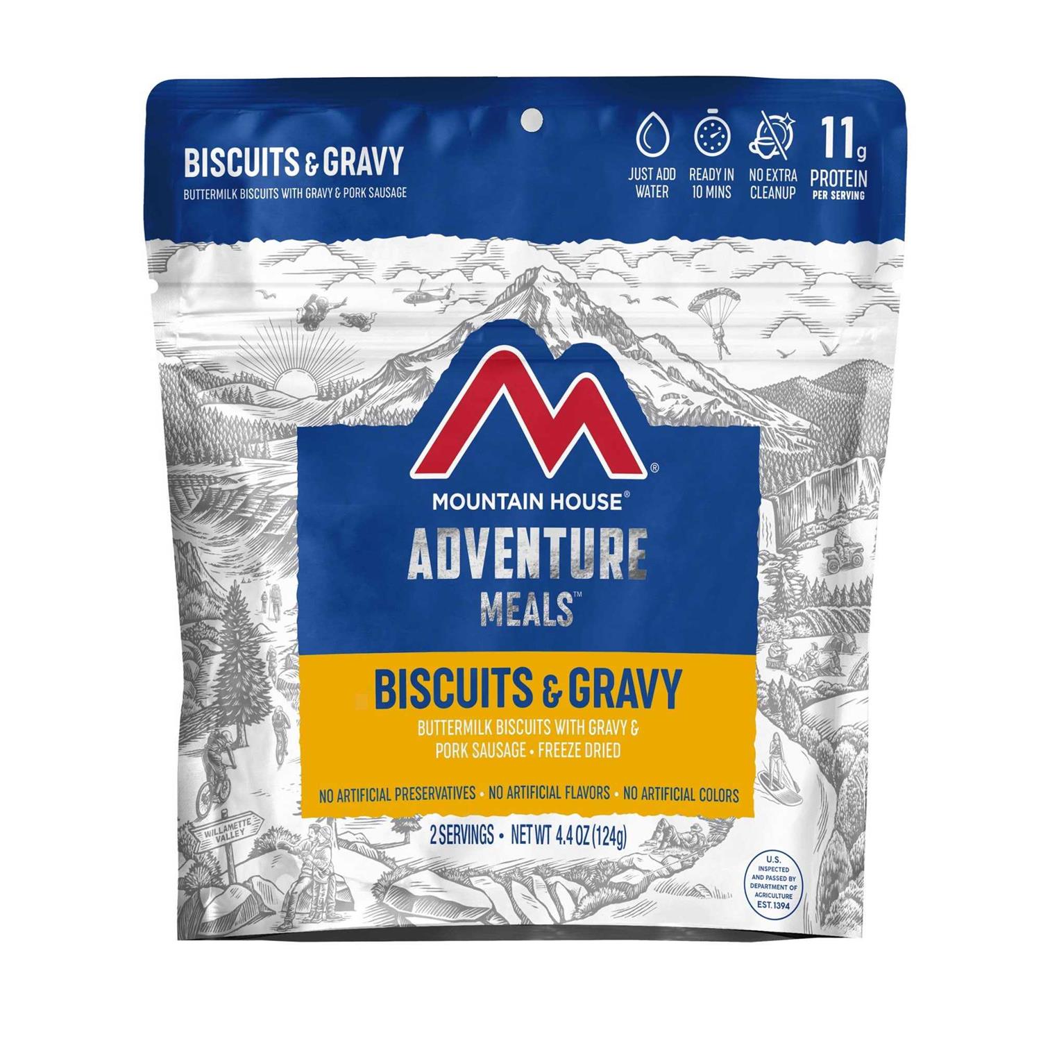 Mountain House Biscuits & Gravy - Healthber