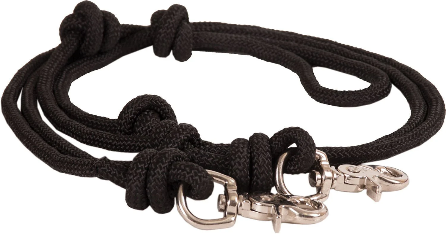 Mustang Mountain Rope 8' Knotted Barrel Rein - Healthber