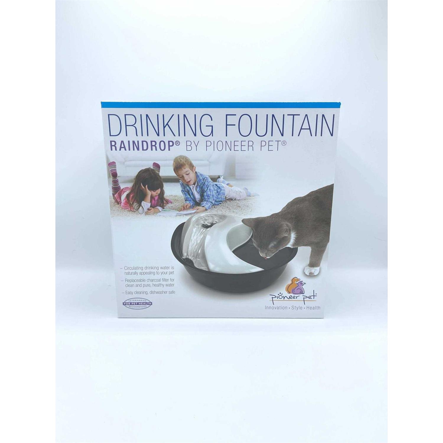 Pioneer Pet Raindrop Plastic Drinking Fountain - Healthber