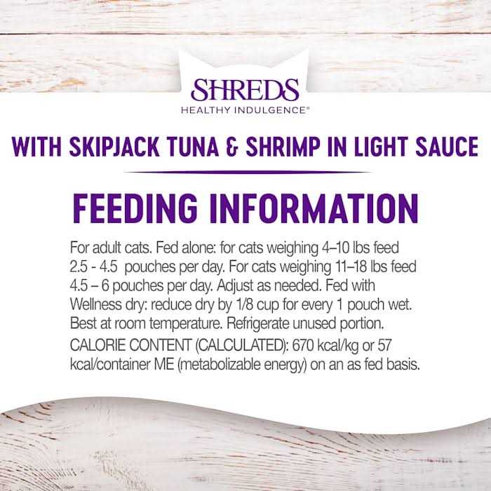 Wellness Healthy Indulgence Shreds Grain Free Wet Cat Food - Healthber