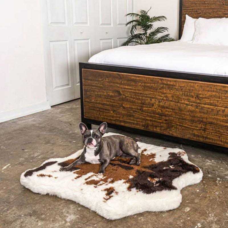 Paw PupRug Animal Print Memory Foam Dog Bed - Healthber