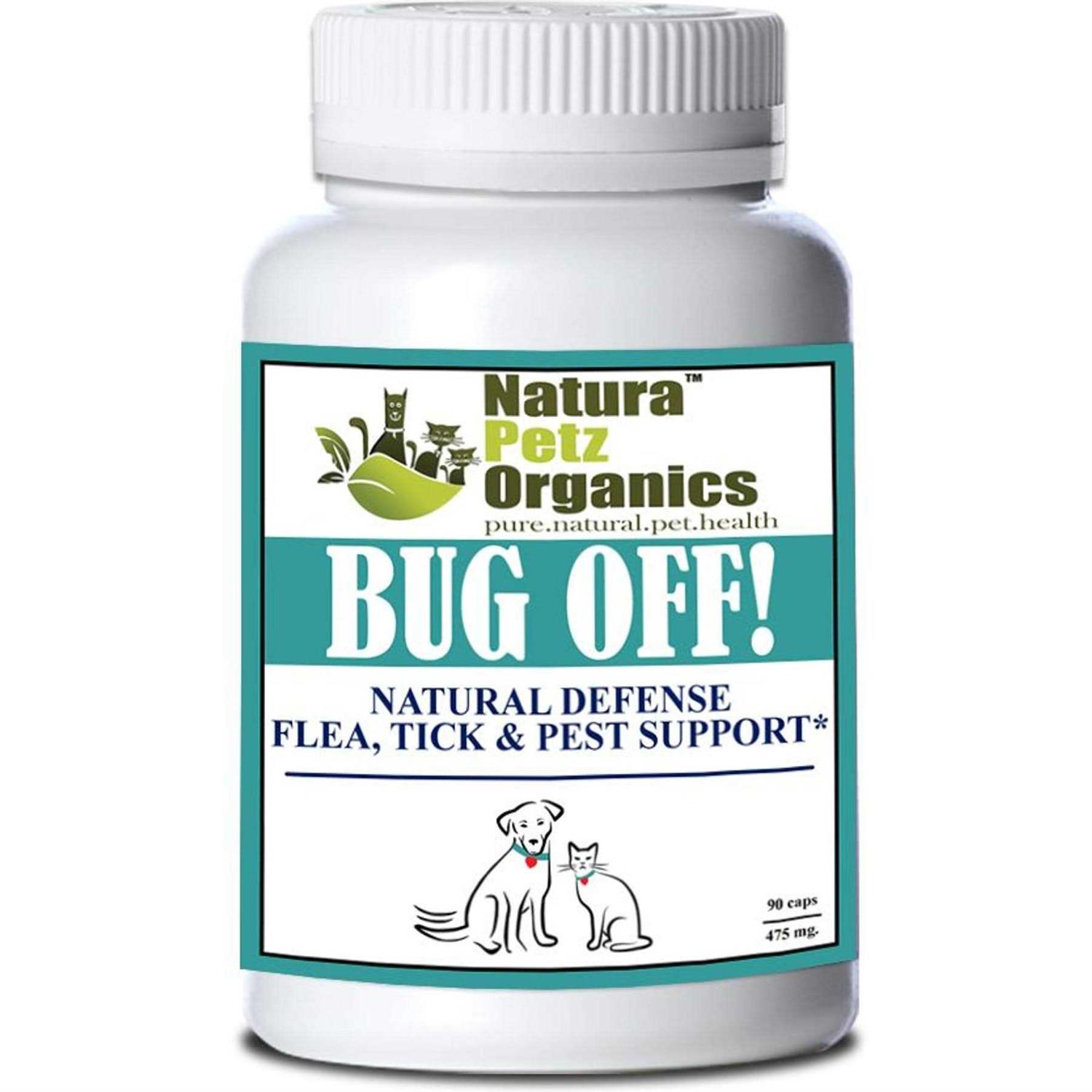 Natura Petz Organics Bug Off! Natural DEFENSE Dog & Cat Supplement - Healthber