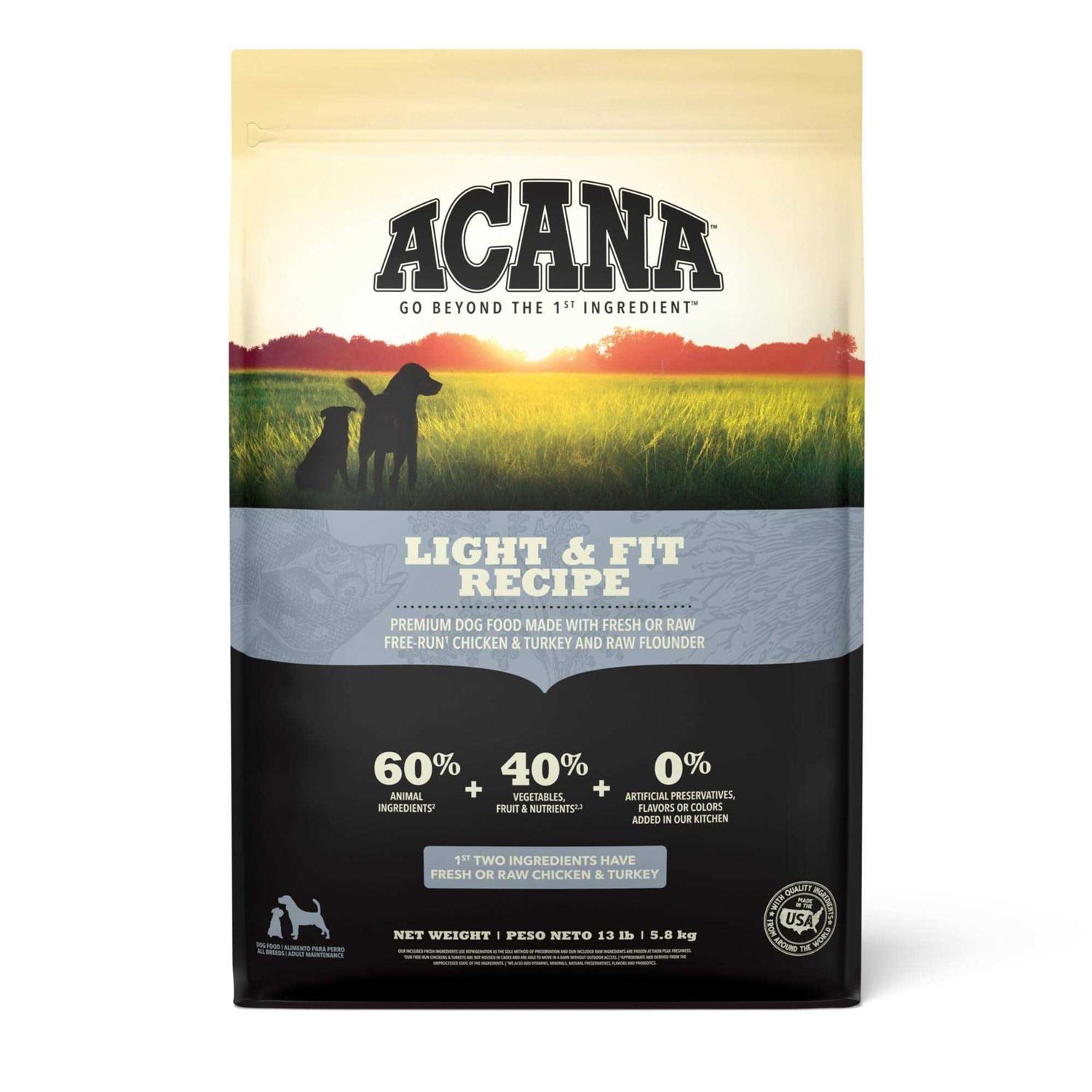 Acana Light & Fit Dry Dog Food - Healthber