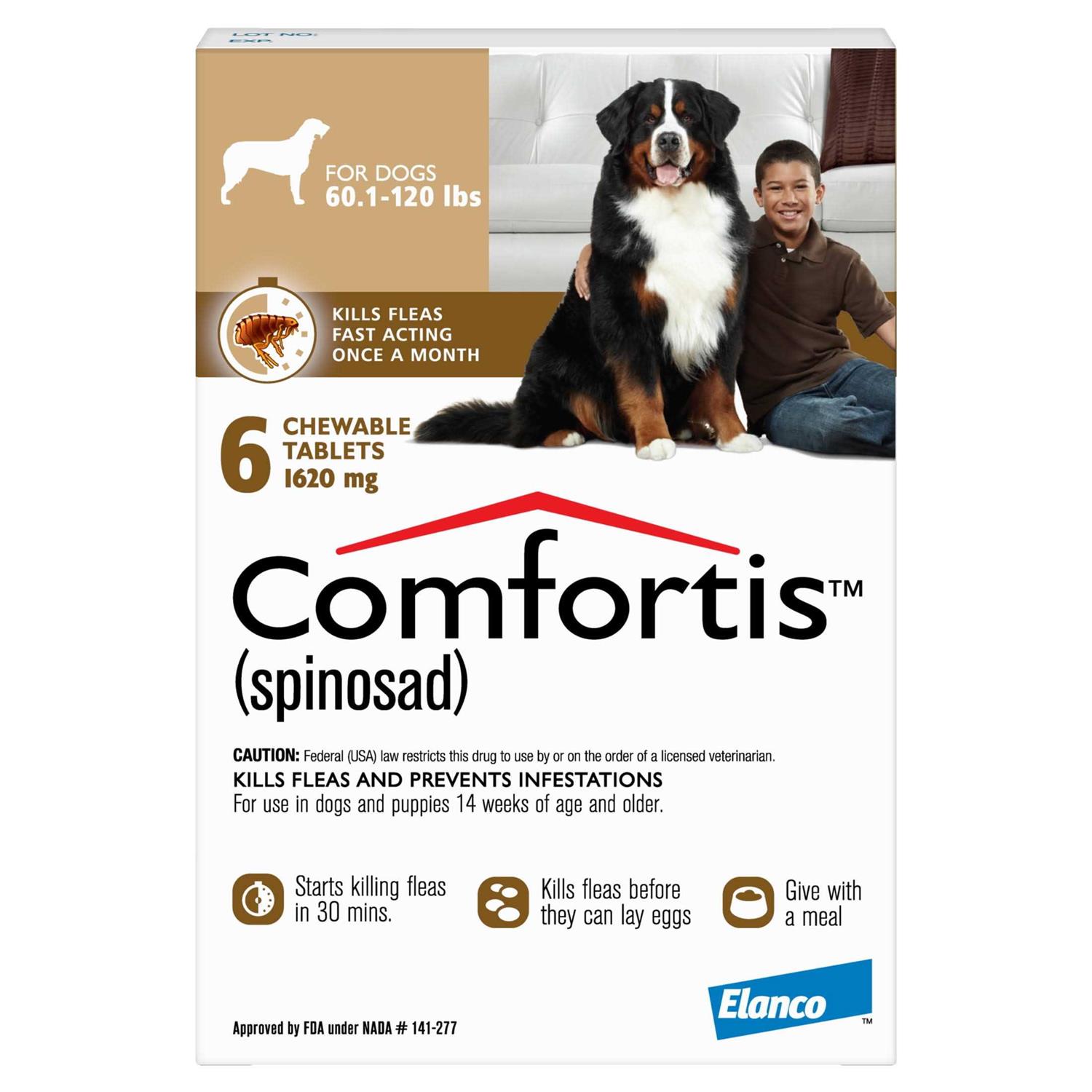 Comfortis for Dogs 60-120 lbs - Healthber