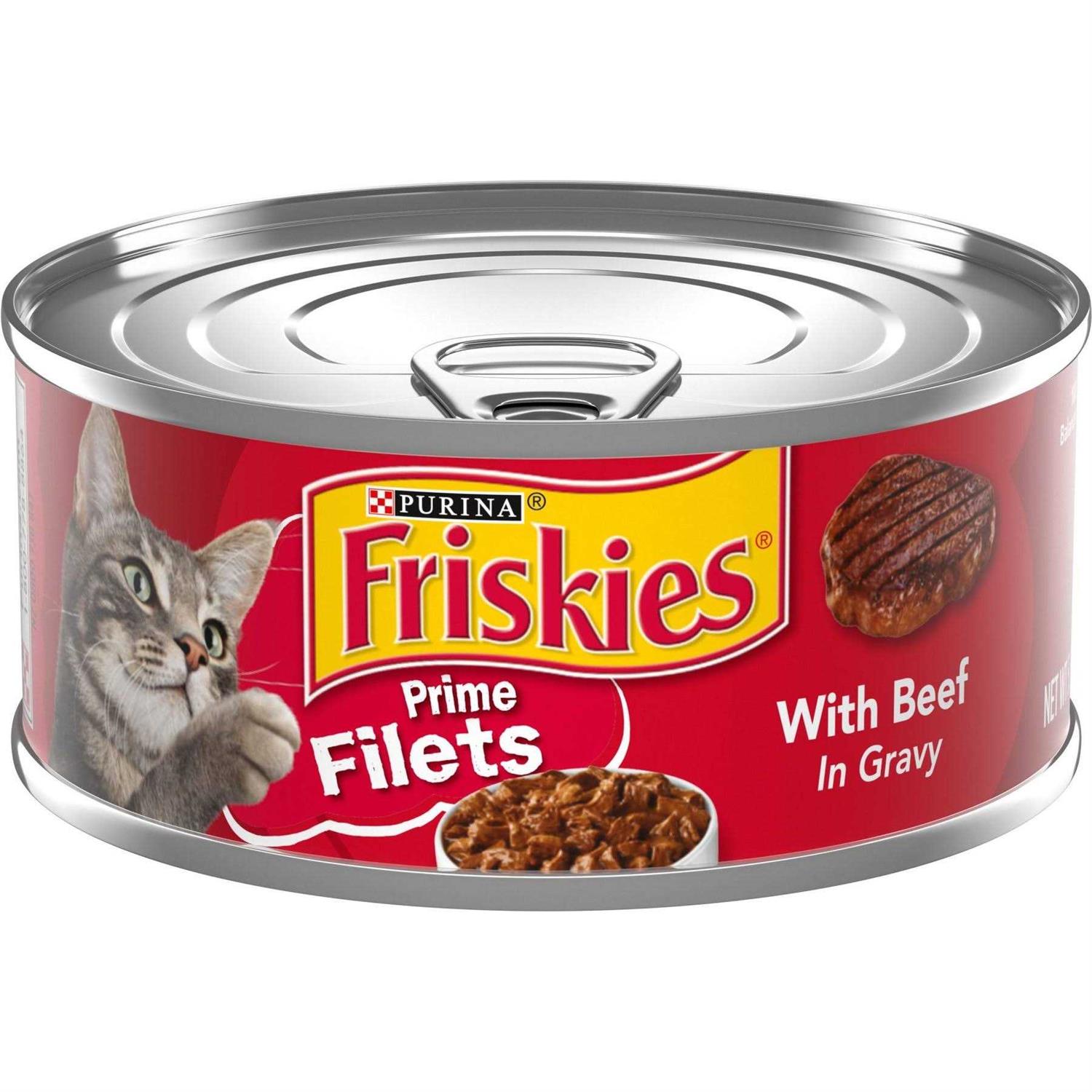 Purina Friskies Prime Filets Beef Wet Cat Food - Healthber