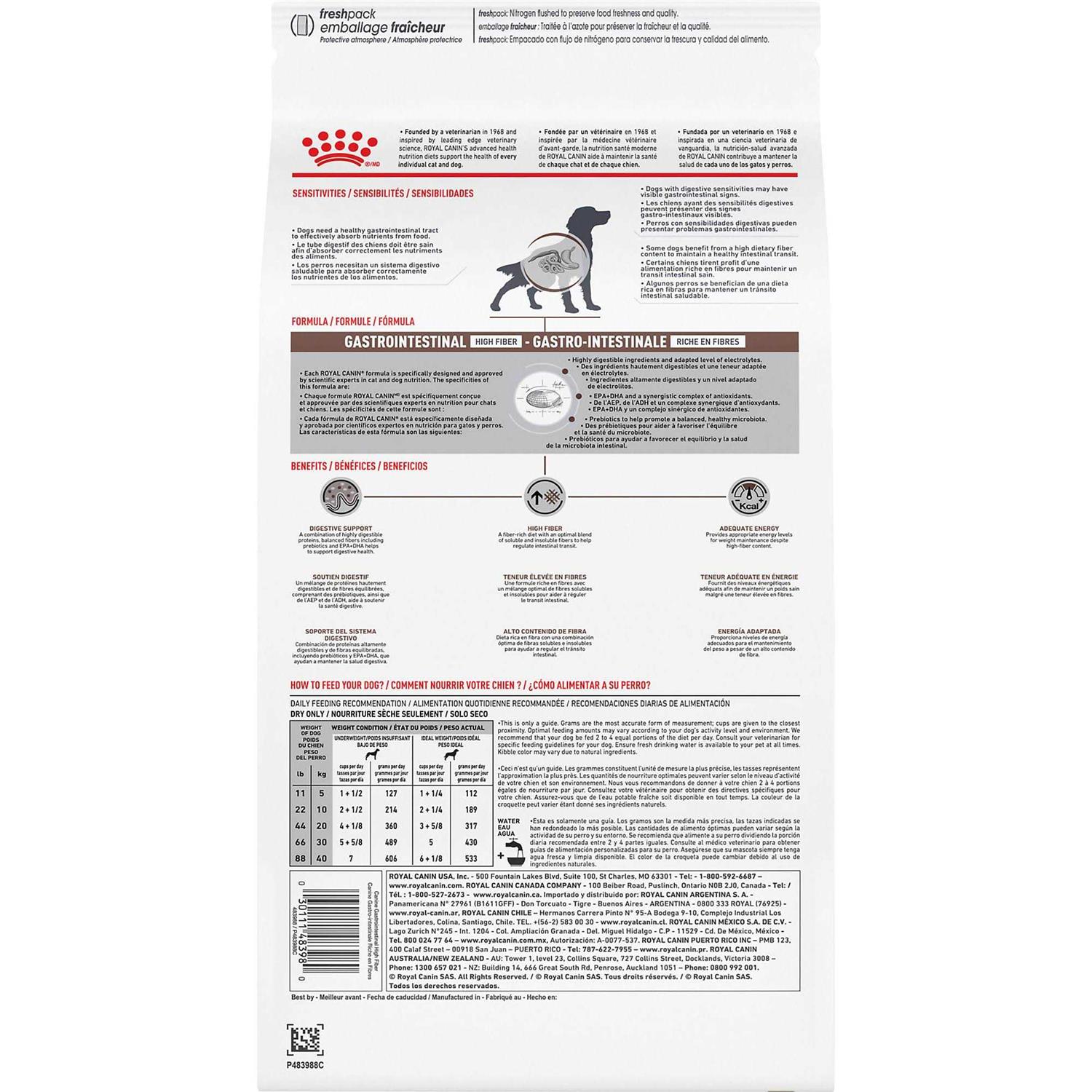 Royal Canin Veterinary Diet Gastrointestinal Fiber Response Dry Dog Food - Healthber