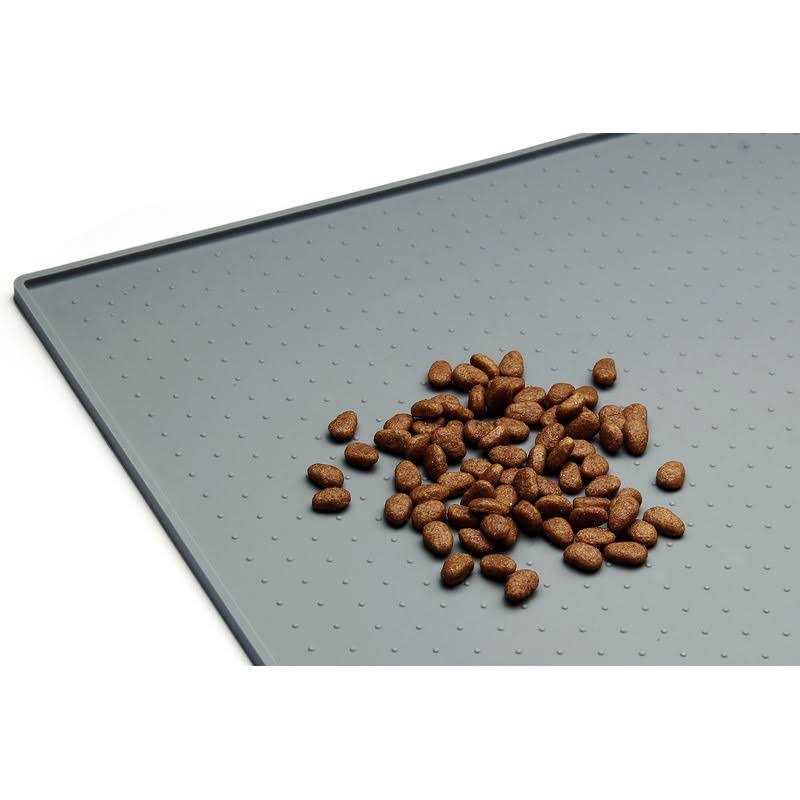 Hubulk Dog Feeding Mat,Silicone Pet Food and Water Bowl Placemat,Dishwasher - Healthber