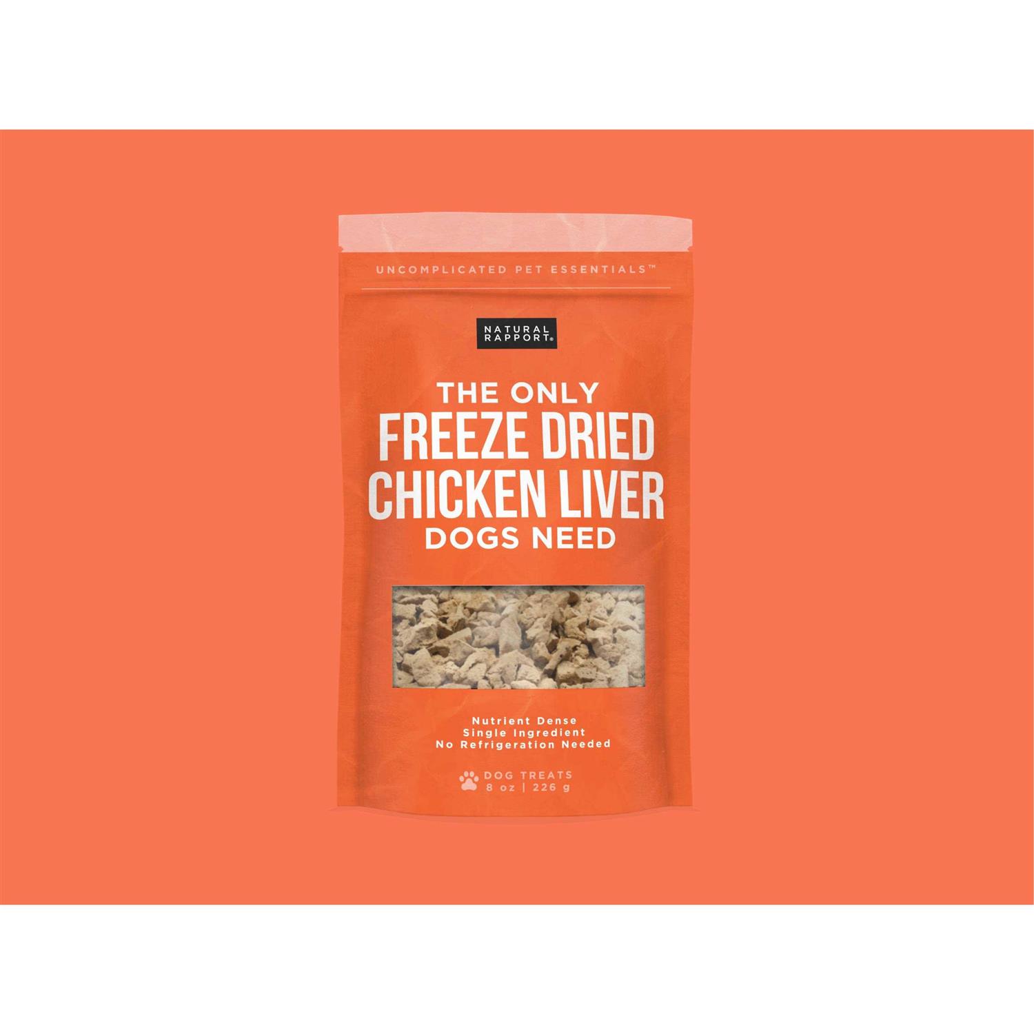 Natural Rapport The Only Freeze-Dried Chicken Liver Dog Treats - Healthber