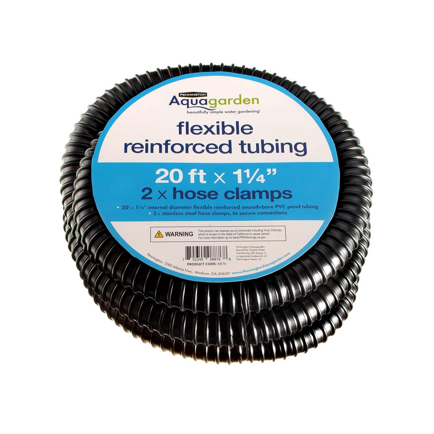 Pennington Aquagarden Aquagarden Flexible Reinforced Pond Tubing 20ft x Internal Diameter - Healthber