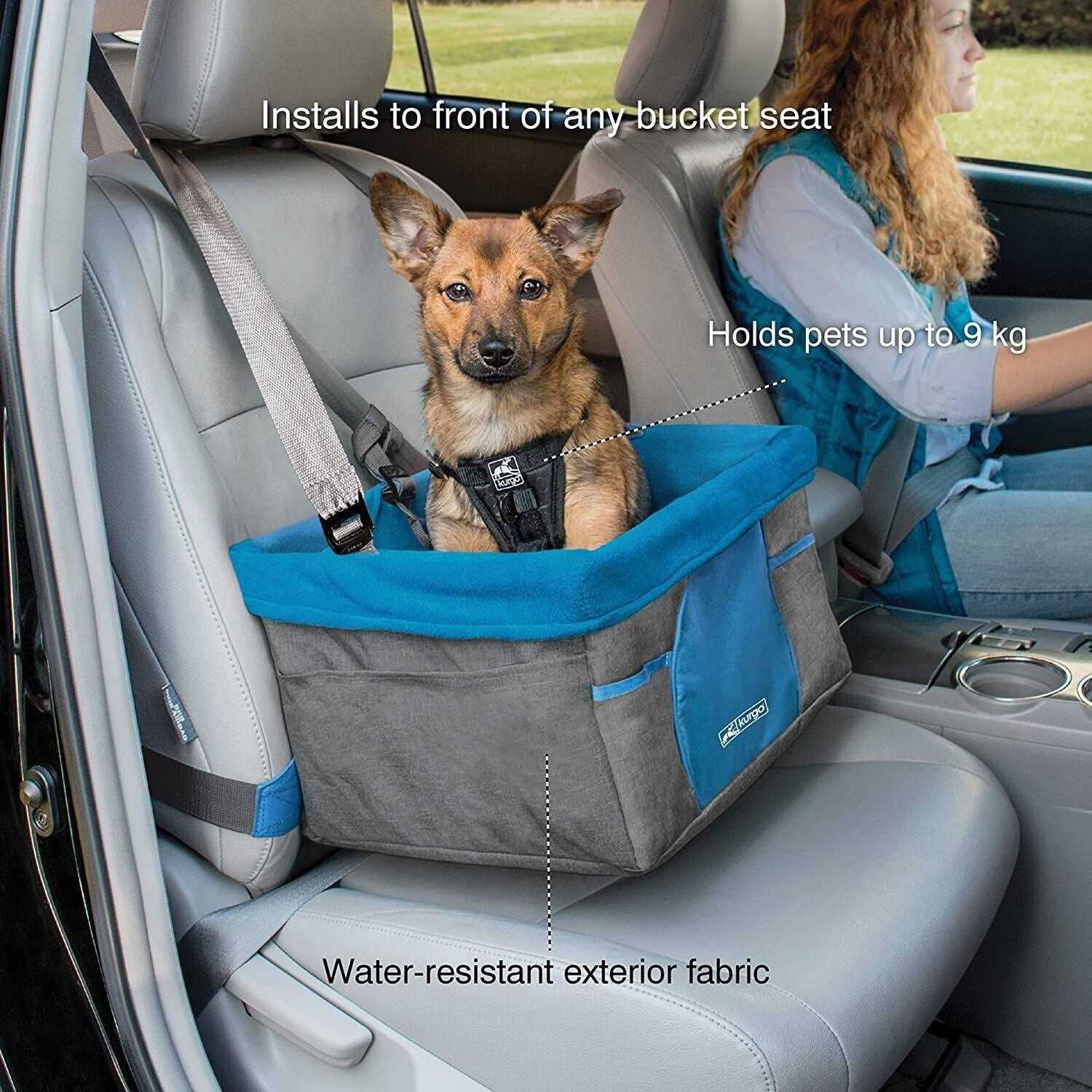 Kurgo Heather Dog Booster Seat - Healthber
