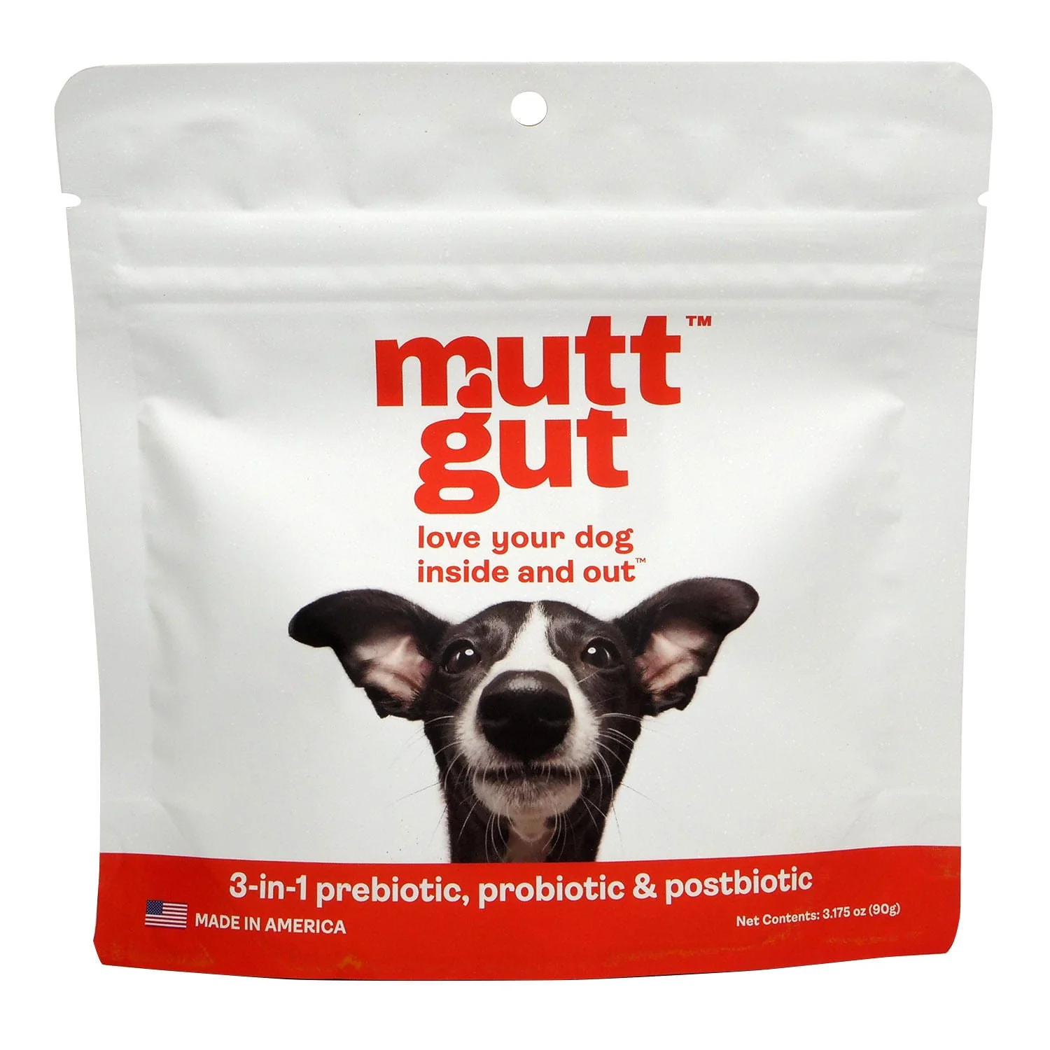 Mutt Gut 3-in-1 Pre + Pro + Postbiotic Supplement for Dogs - Healthber