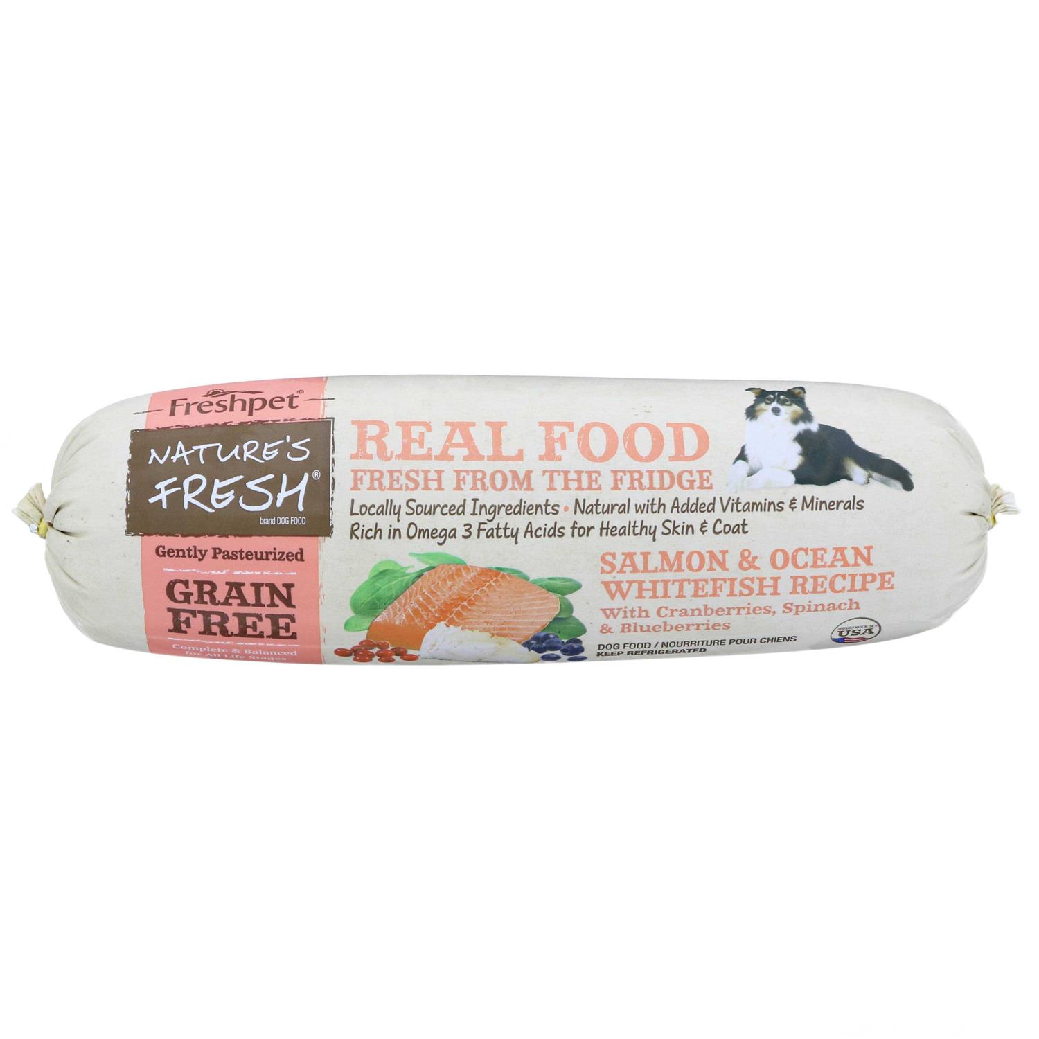 Freshpet Nature’s Fresh Grain Free Wild Alaskan Pollock & Atlantic Salmon Recipe Dog Food - Healthber