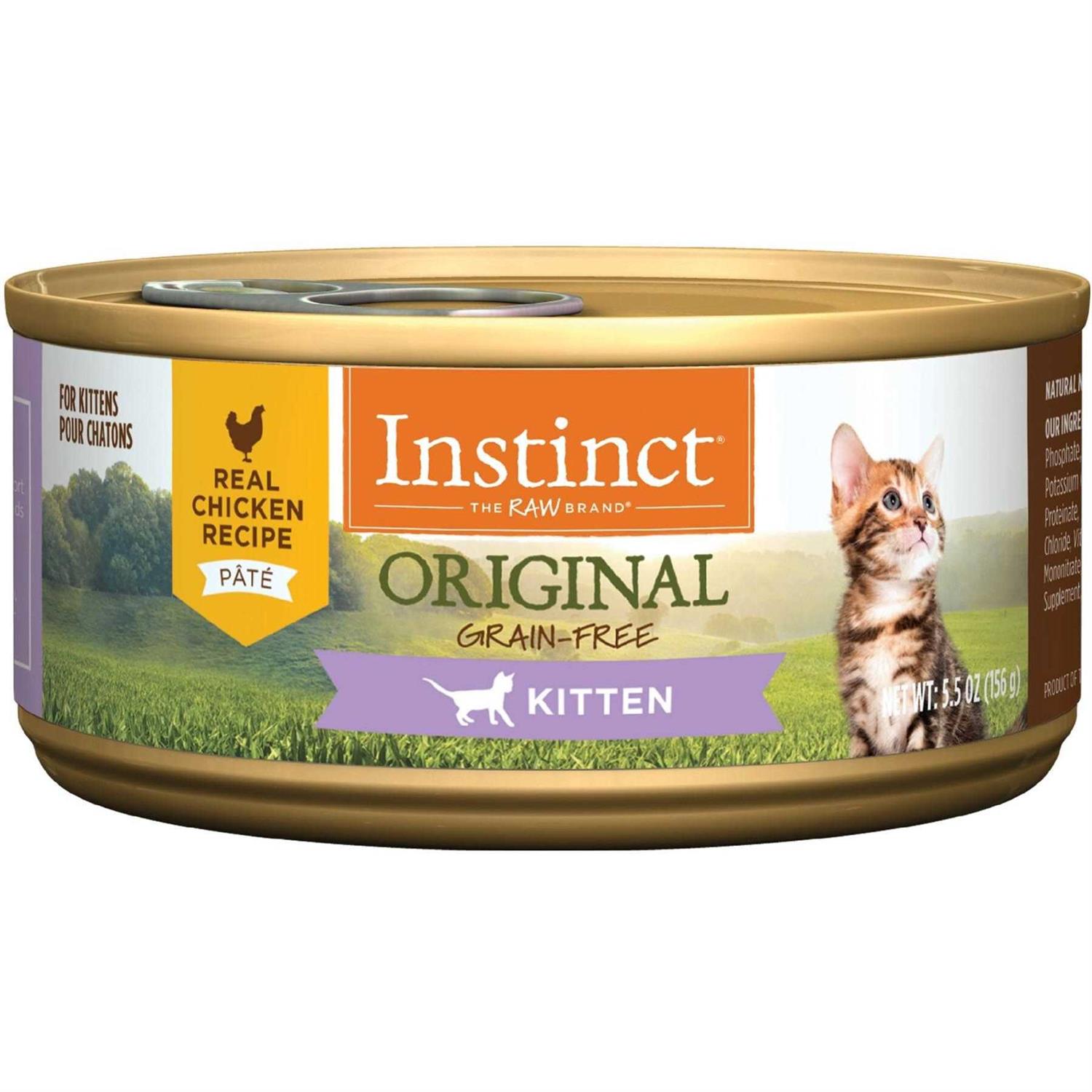 Instinct Original Kitten Real Chicken Recipe Grain-Free Wet Cat Food - Healthber