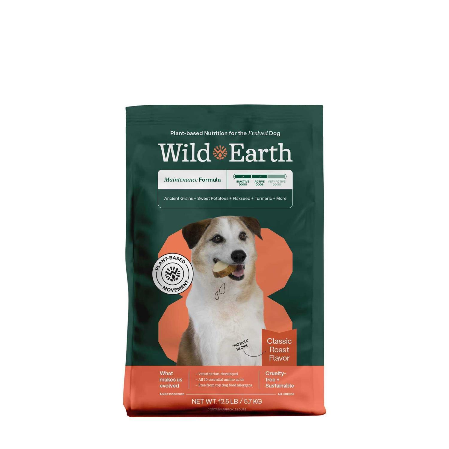 Wild Earth Classic Roast Flavor Maintenance Formula Dry Dog Food - Healthber