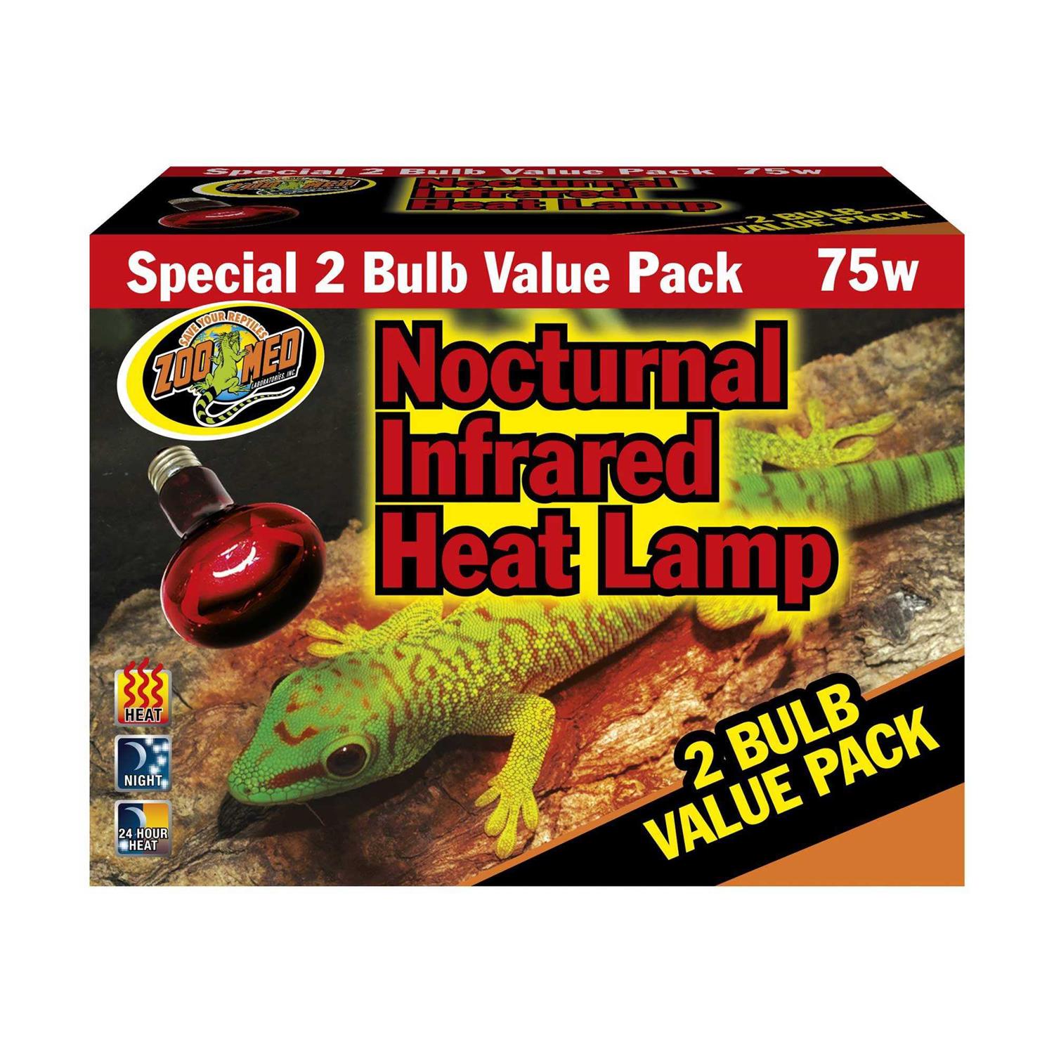 Zoo Med Nocturnal Infrared Heat Lamp - Healthber