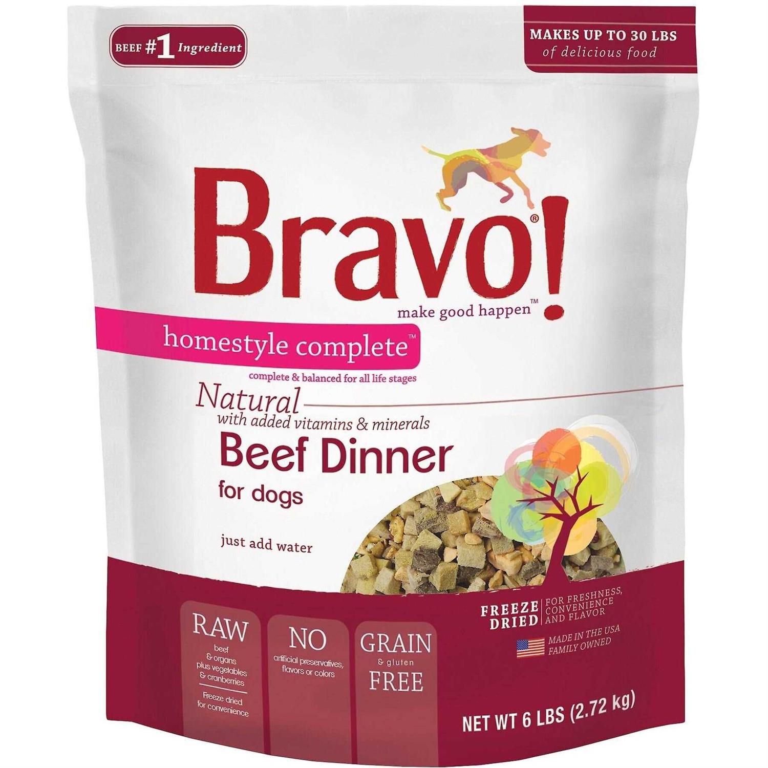 Bravo! Freeze Dried Homestyle Complete Beef Dinner Food - Healthber