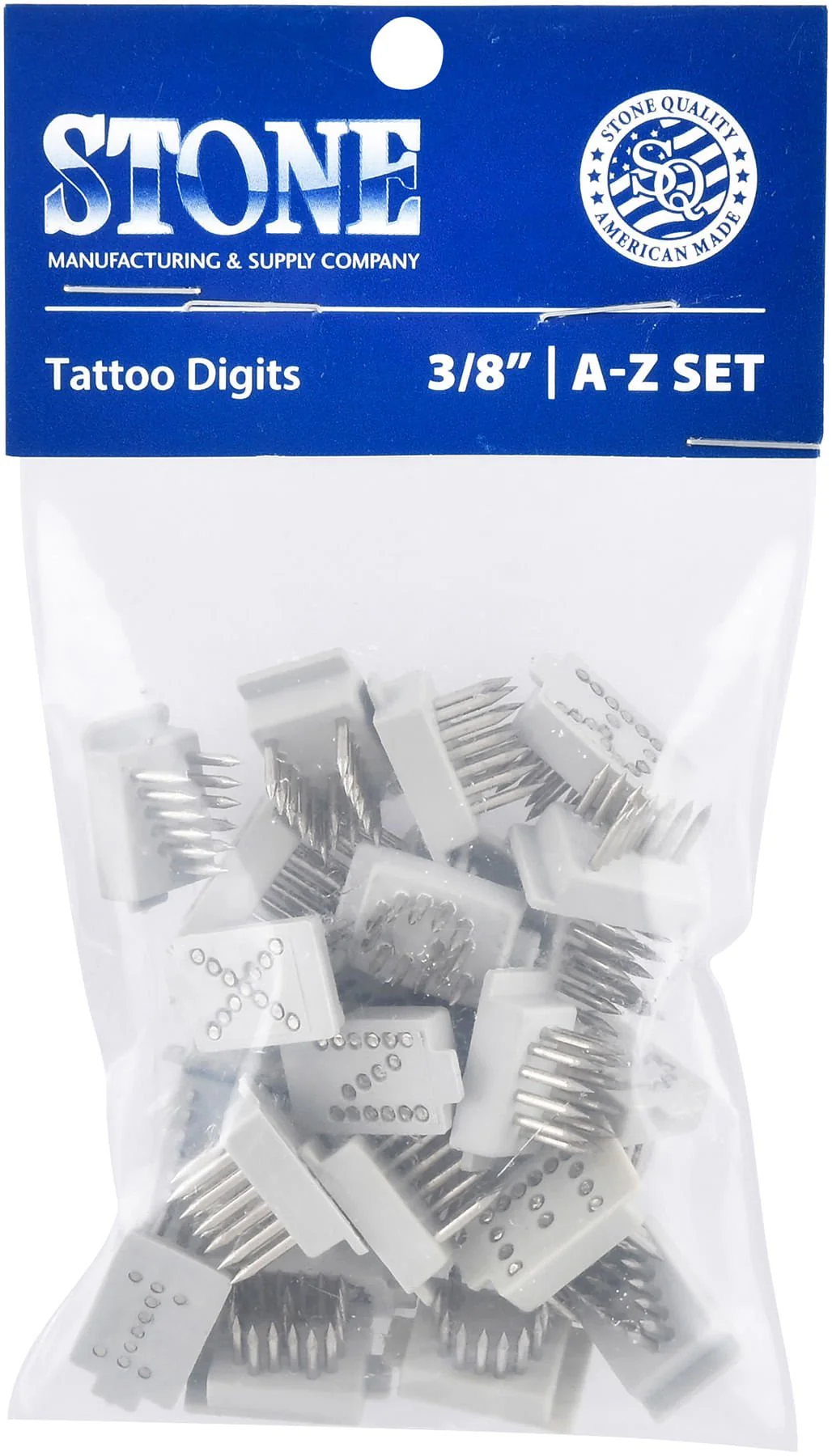 Stone Standard Tattoo Letters, A-Z Set - Healthber