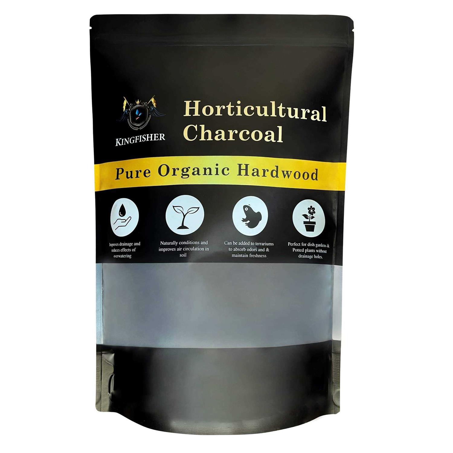 Kingfishers Organic Horticultural Charcoal & Terrarium Charcoal Charcoal for Plants - Healthber