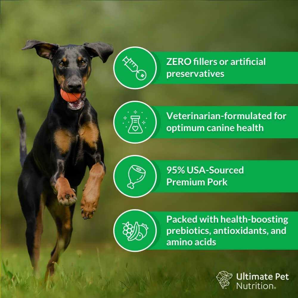 Ultimate Pet Nutrition Freeze Dried Raw Nutra Complete Pork Dog Food - Healthber