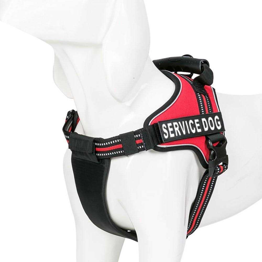 Chai’s Choice Premium Service Dog Vest Service Dog Harness with Reflective Service Dog Patches and Sturdy Handle Dogs - Healthber
