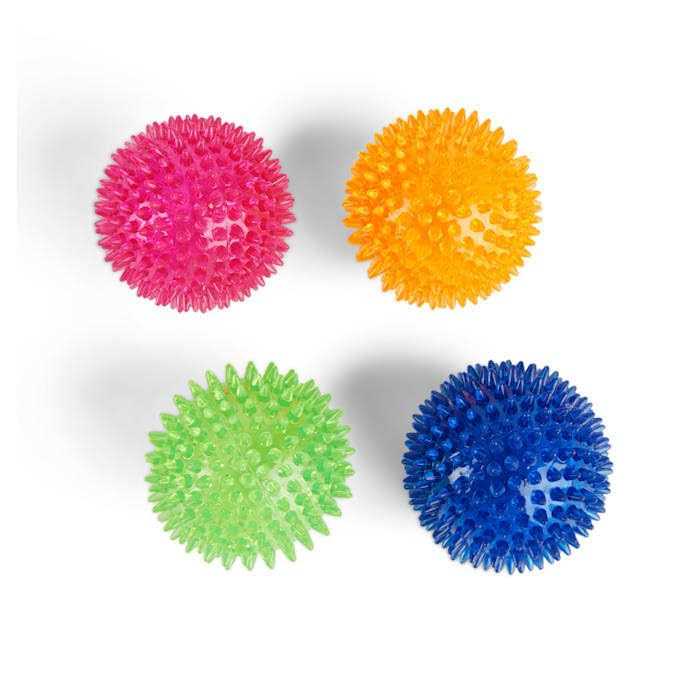 Leaps & Bounds Spiny Ball Dog Chew Toy - Healthber