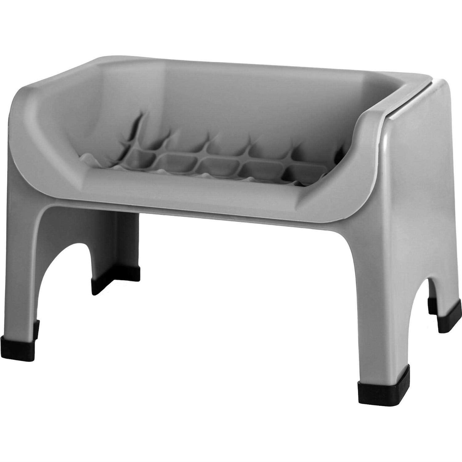Fluff Trough Binge Blocker Elevated Dog & Cat Slow Feeder - Healthber