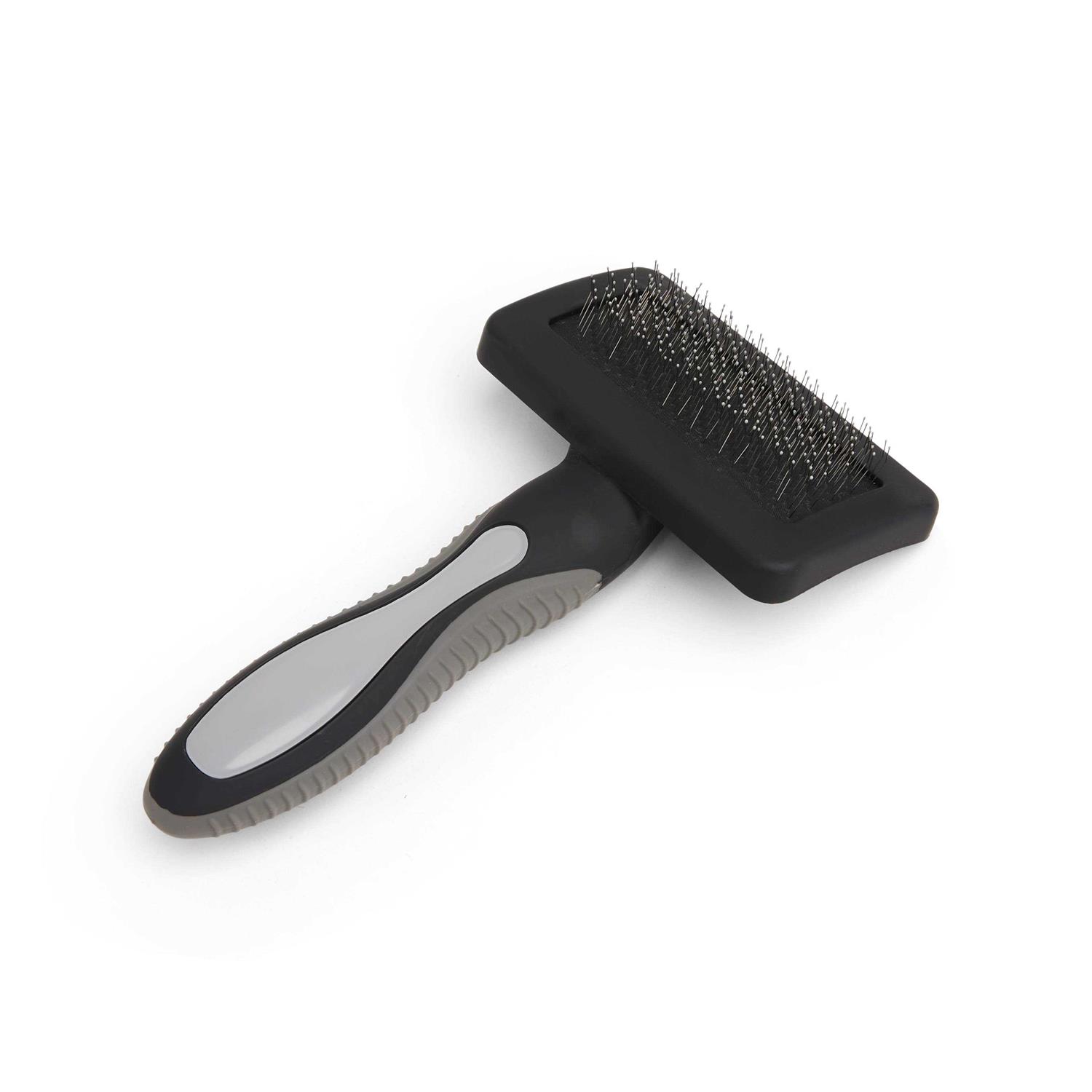 Well & Good Black Small Cushion Slicker Dog Brush - Healthber