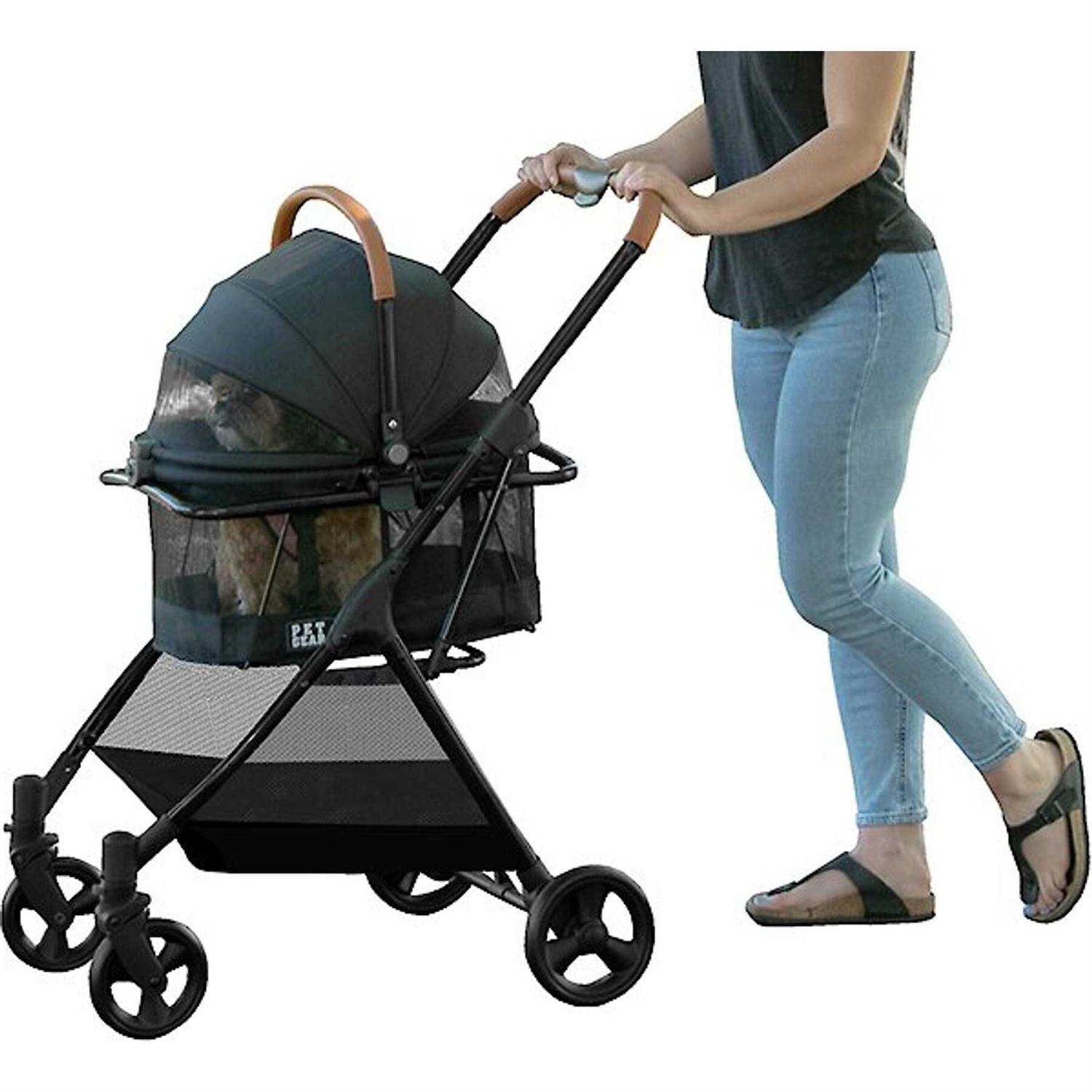 Pet Gear View 360 Stroller Travel System Jet Black - Healthber