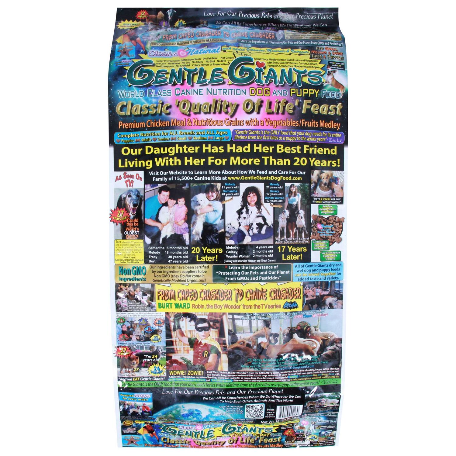Gentle Giants Chicken Dry Dog Food - Healthber