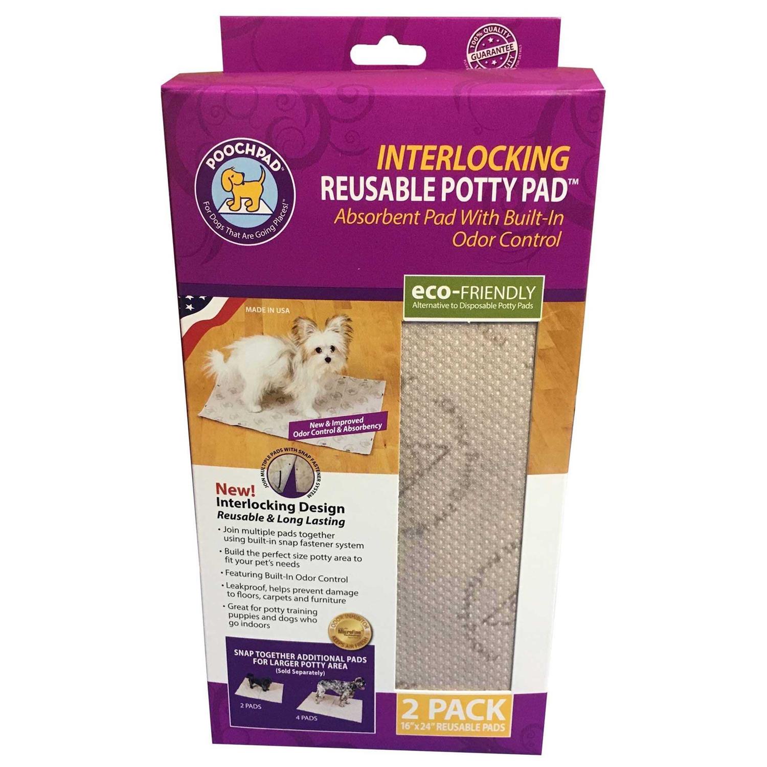 PoochPad Interlocking Reusable Potty Pads - Healthber