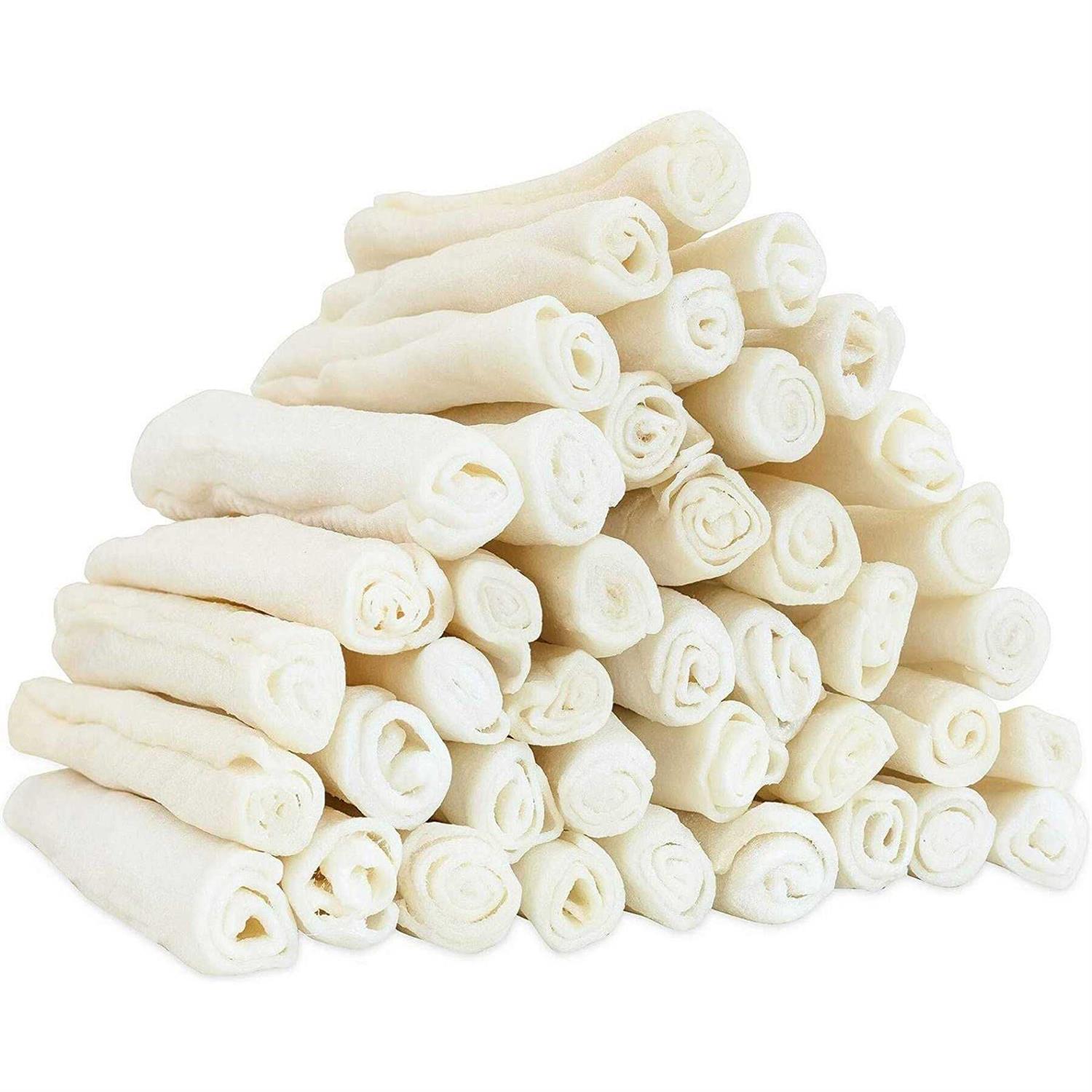 Hotspot Pets All Natural Rawhide Rolls Dog Chew Treats - Healthber