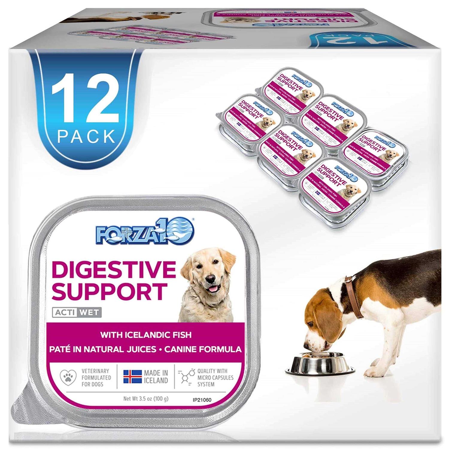 Forza10 Nutraceutic Actiwet Digestive Support Icelandic Fish Recipe Wet Dog Food - Healthber