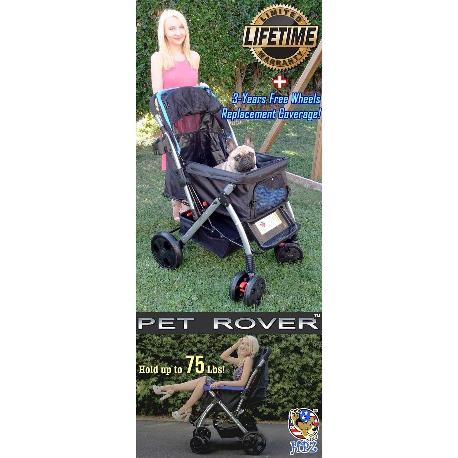 HPZ Rover Premium Heavy Duty Pet Stroller - Healthber