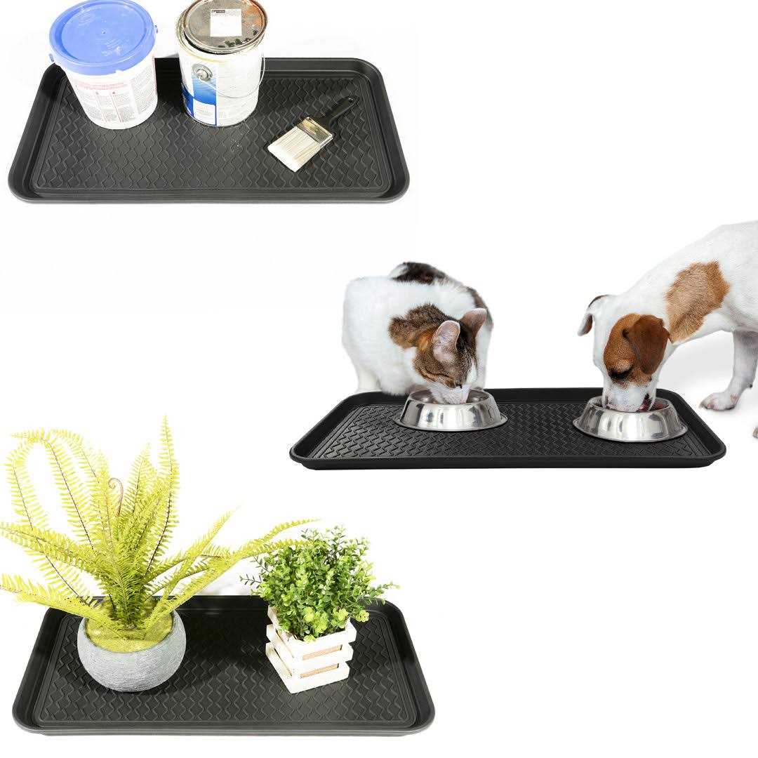 Ottomanson Multipurpose All Season Boot Tray,Pet Food,Dog Cat Bowl Mat - Healthber
