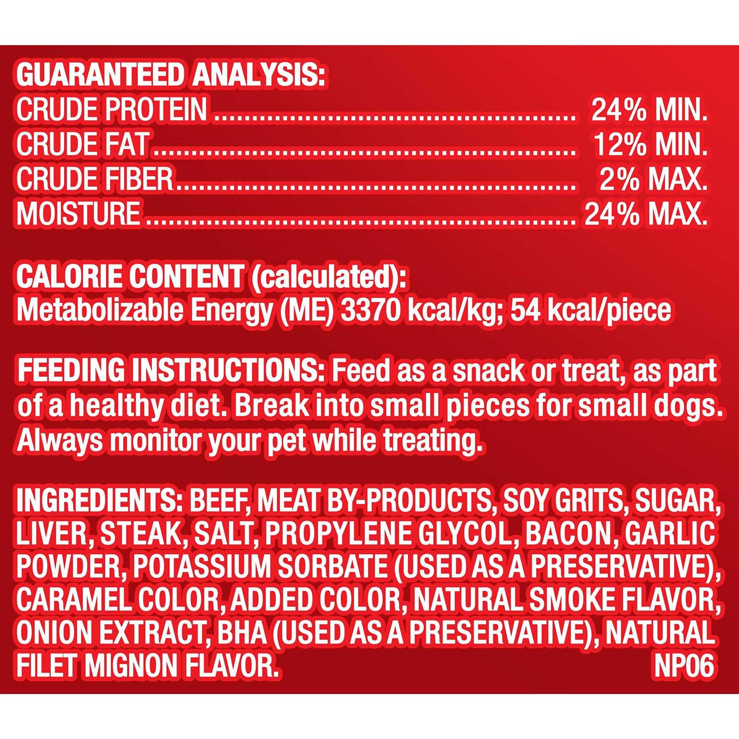 Pup Peroni Filet Mignon Bacon Dog - Healthber