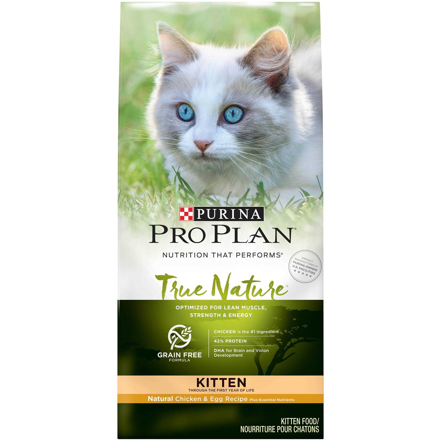Purina Pro Plan Grain Free High Protein Natural Dry Kitten Food - Healthber