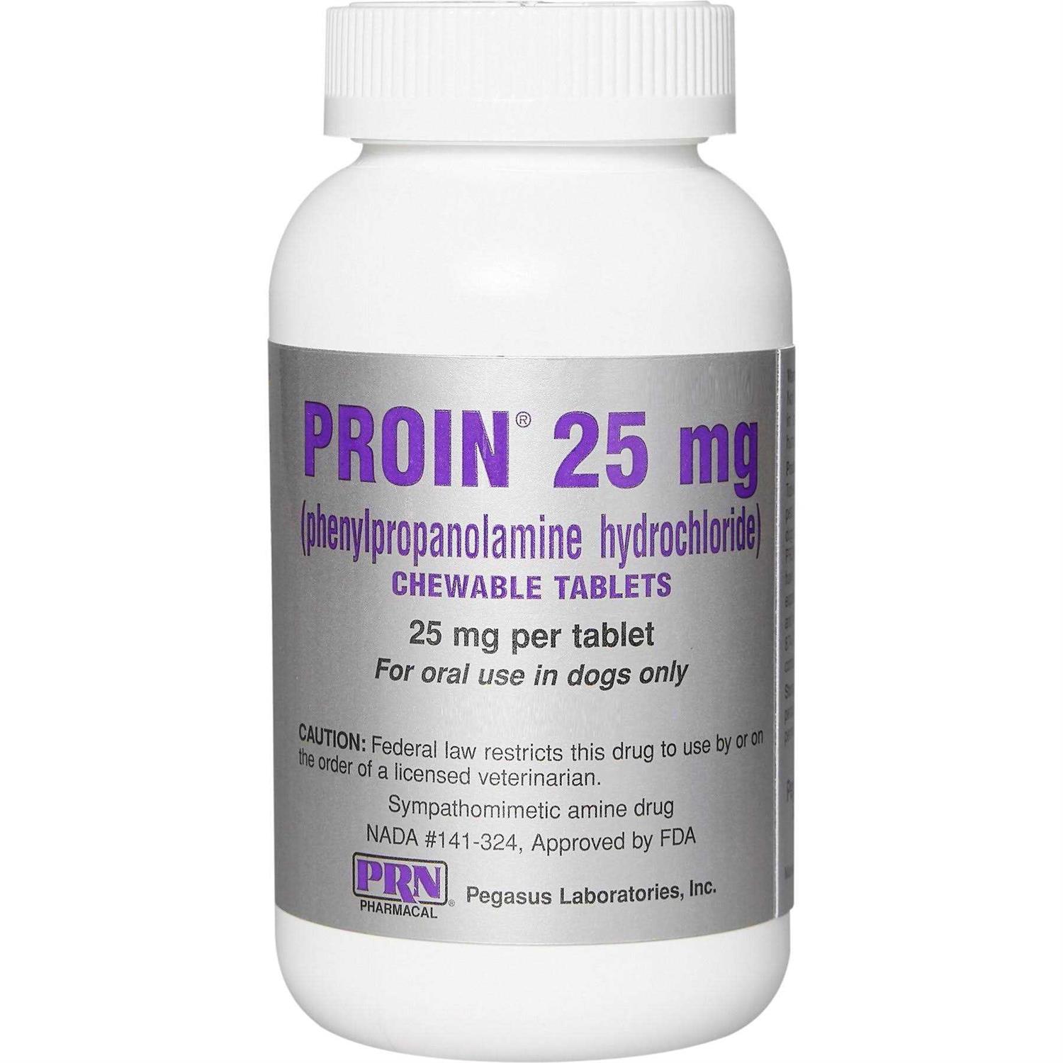 Proin 25-mg Chewable Tablets for Dogs - Healthber