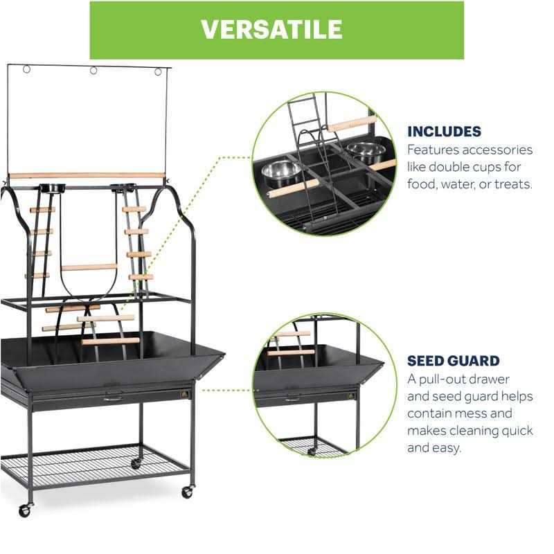 Prevue Pet Products Parrot Playstand - Healthber