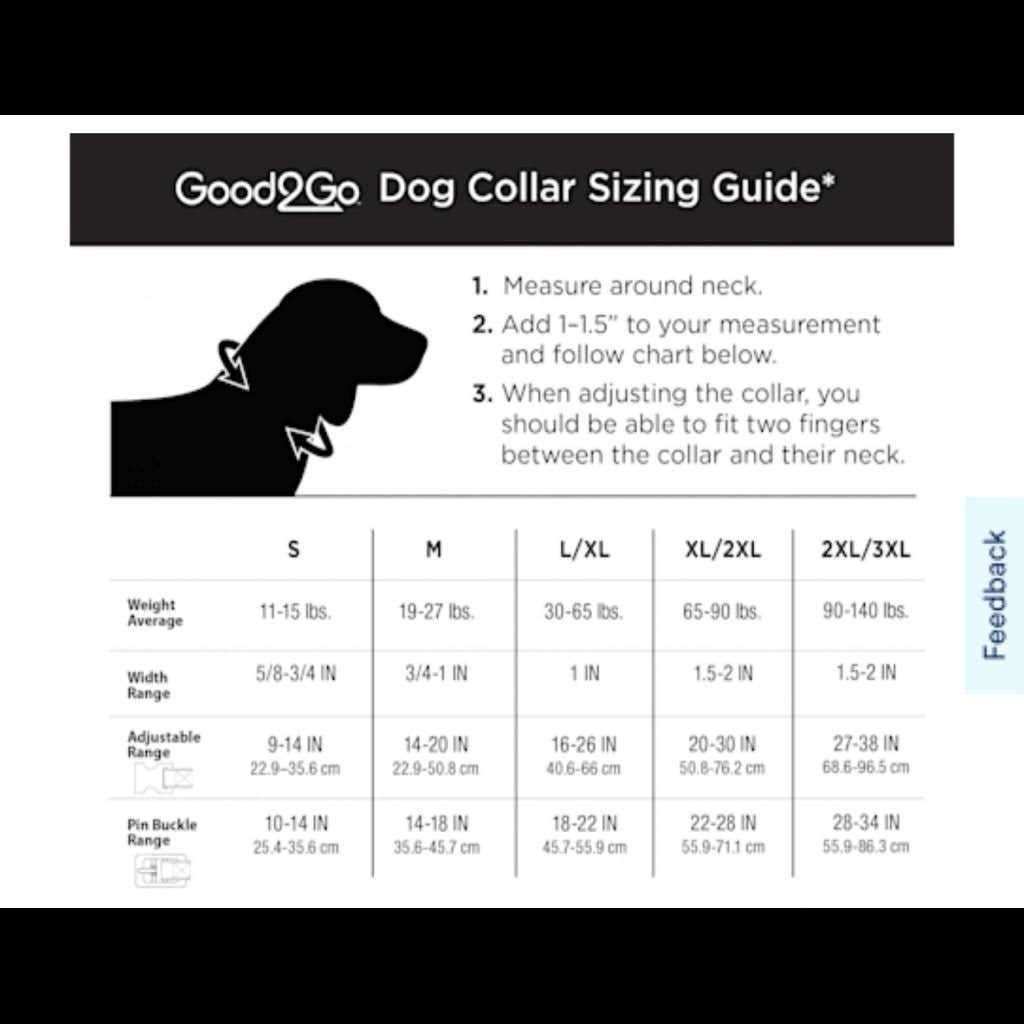 Good2go Dog New Good2go Red Collar Big Dogs - Healthber