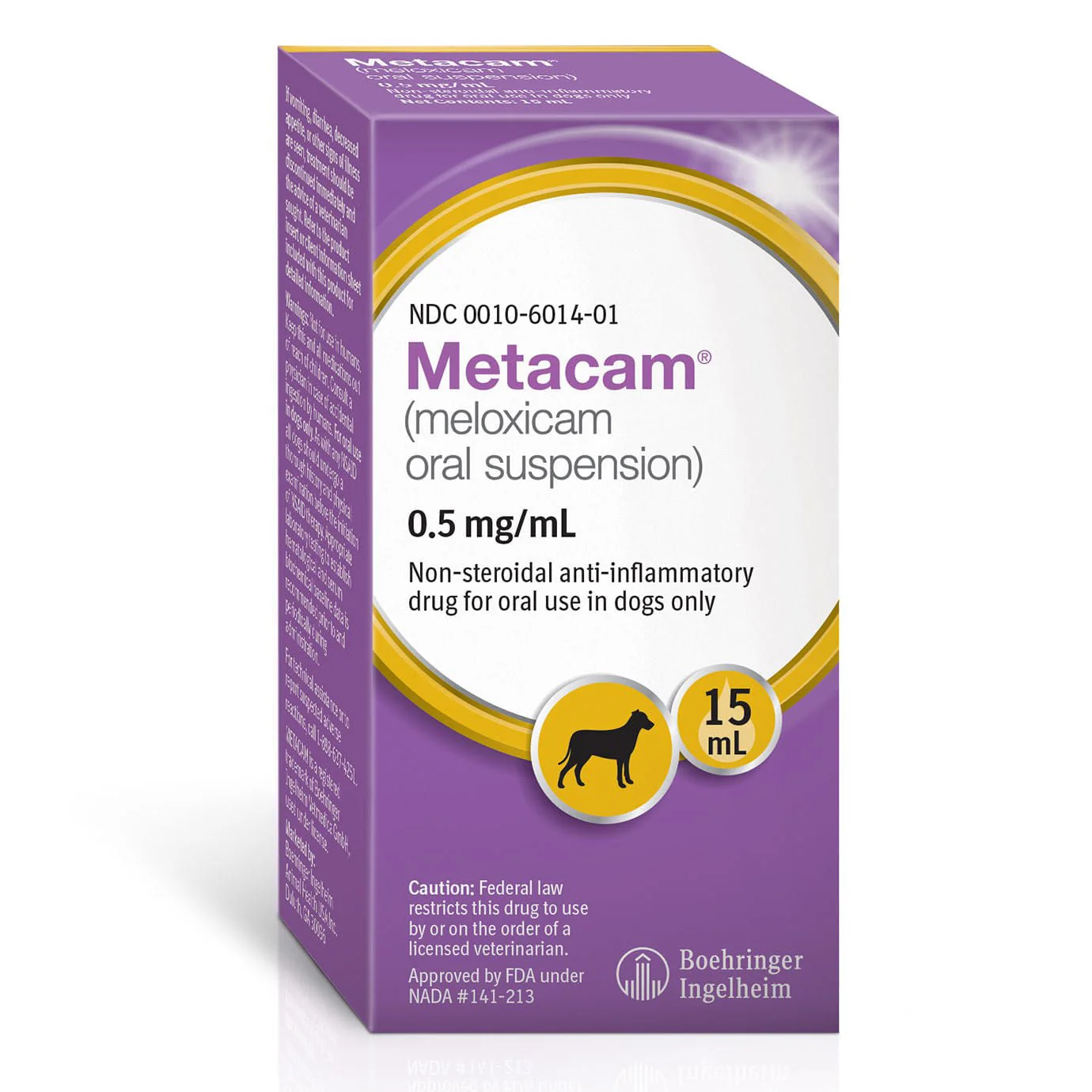 Rx Metacam (meloxicam) Oral Suspension for Dogs - Healthber