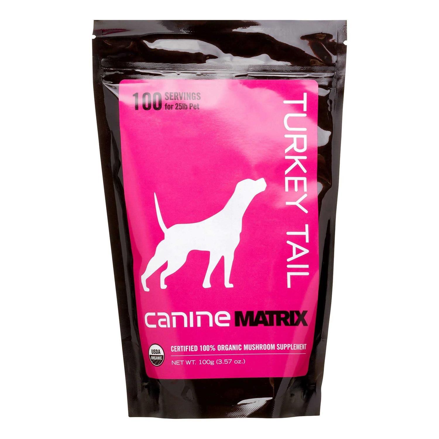 Canine Matrix Turkey Tail Mushroom Supplement - Healthber