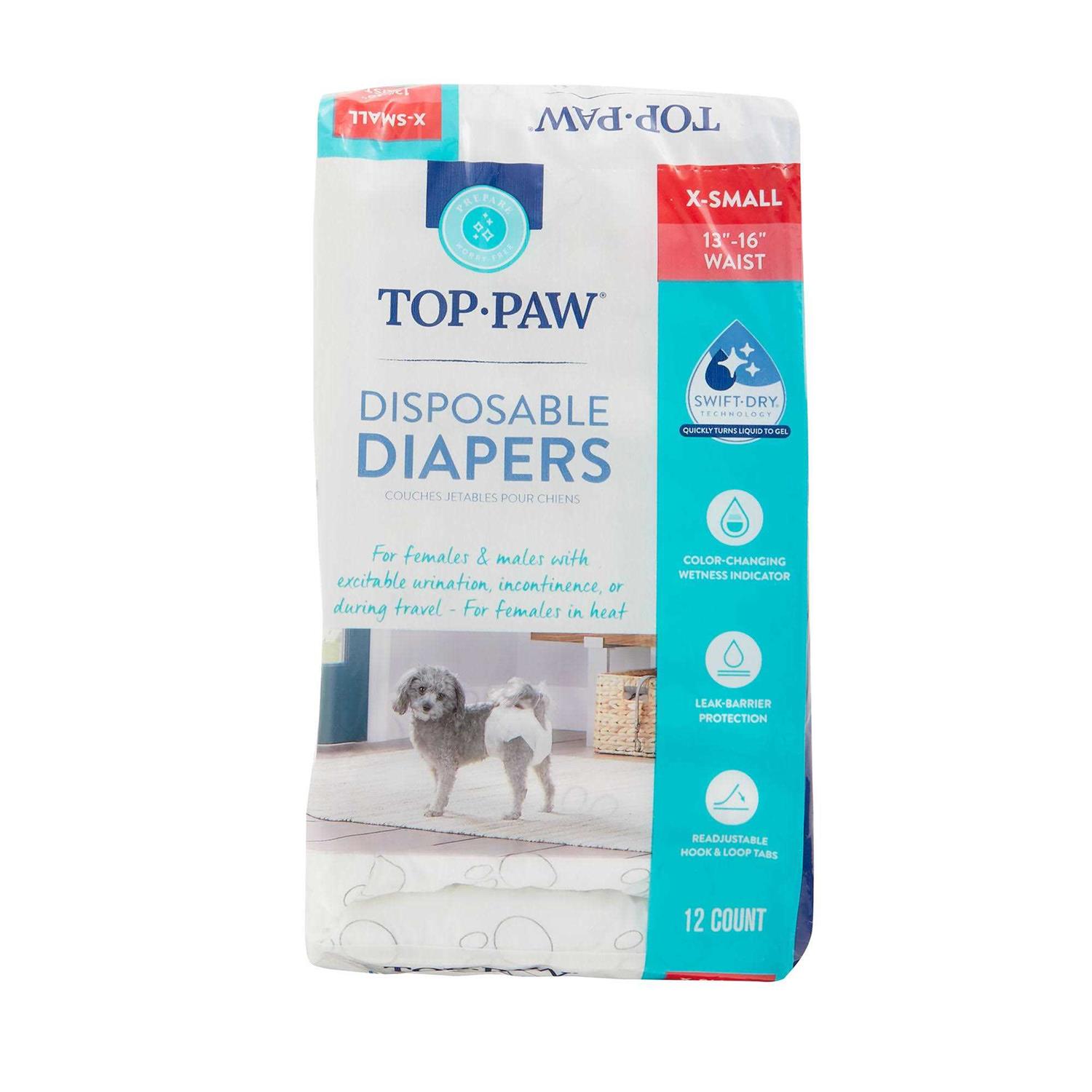 Top Paw Disposable Dog Diapers - Healthber