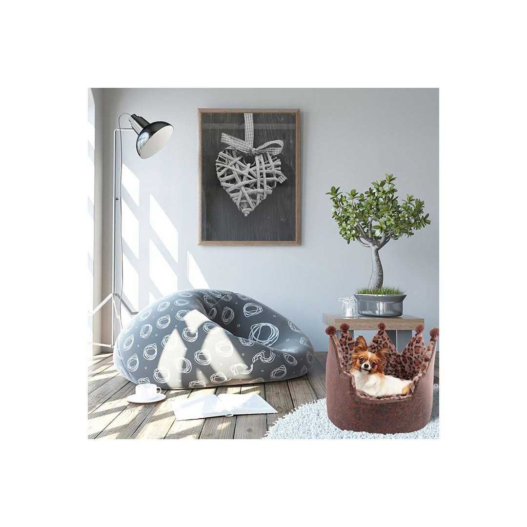 Precious Tails Leopard Crown Bed - Healthber