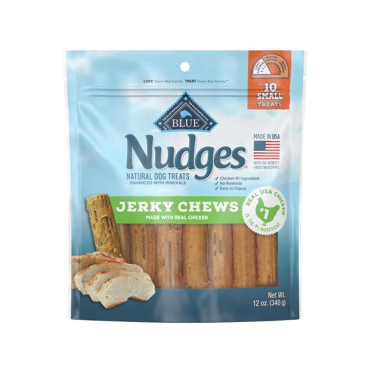 Blue Buffalo Nudges Jerky Chews Natural Dog Treats - Healthber