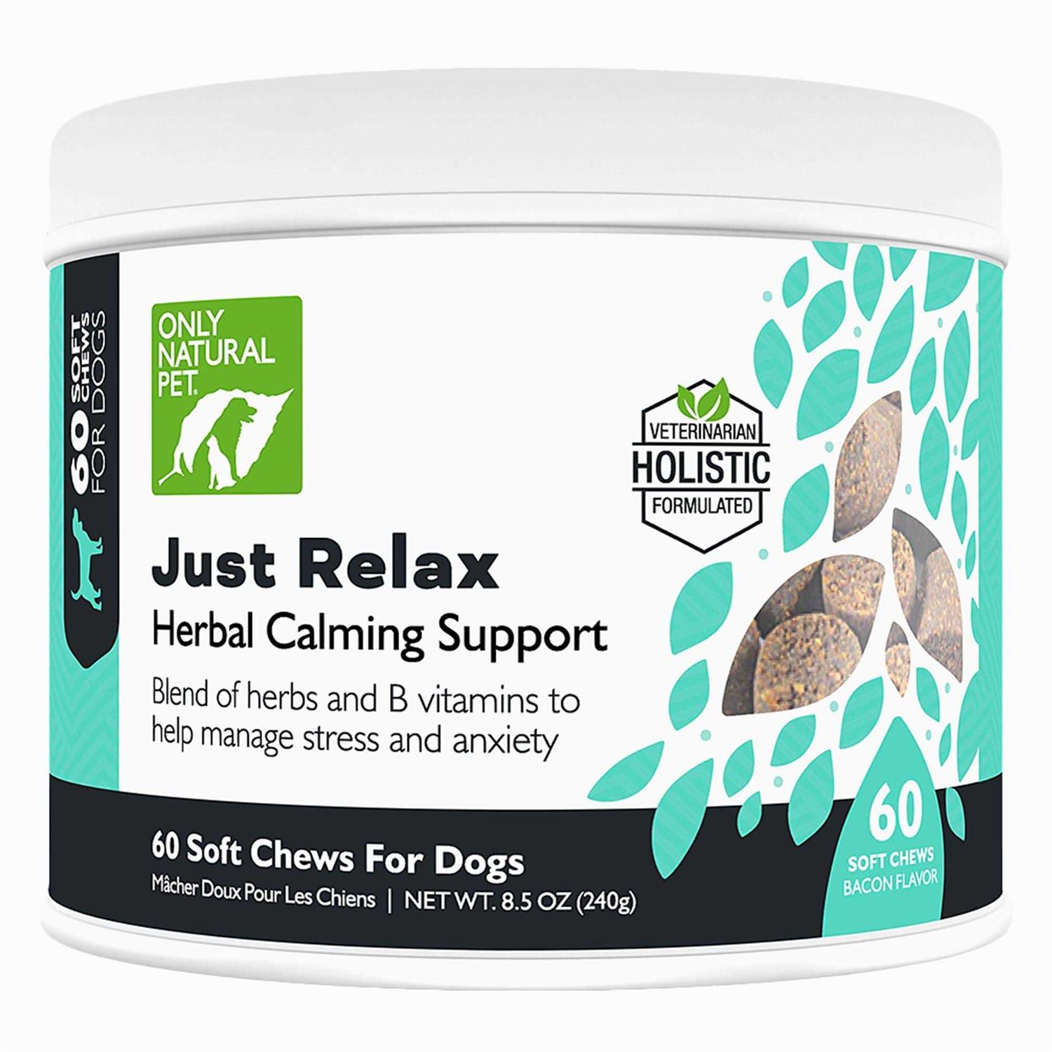 Only Natural Pet Just Relax Herbal Calming Soft Chews - Healthber