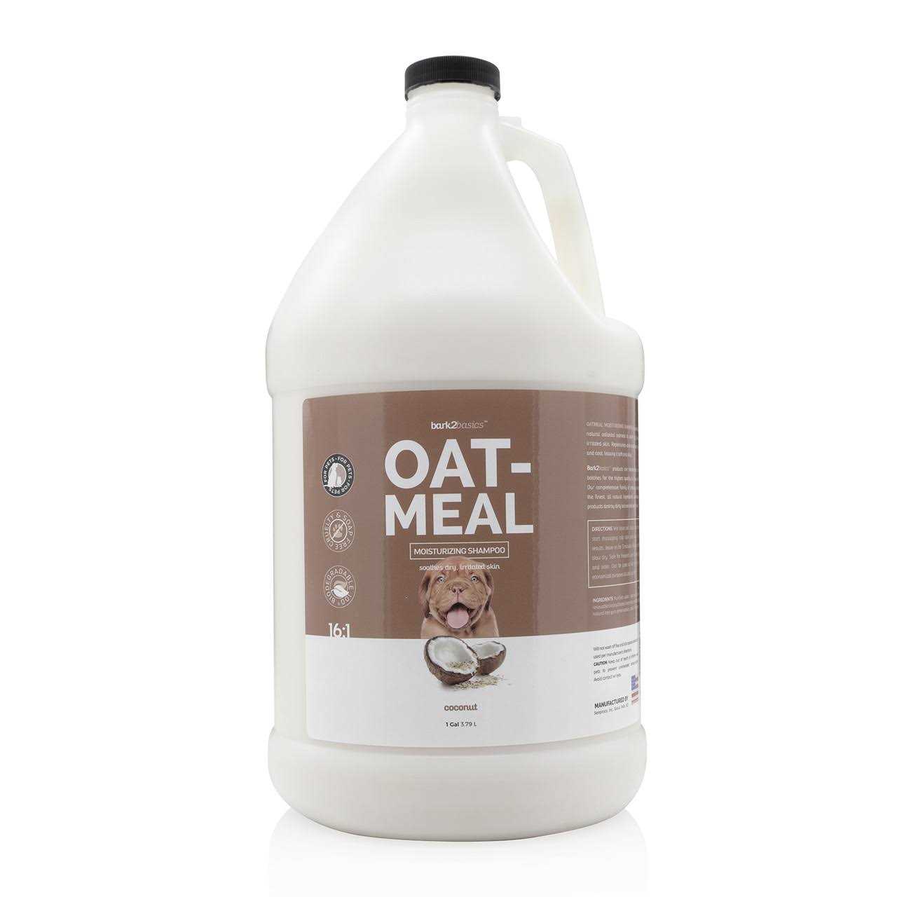 Bark2Basics Oatmeal Dog Shampoo 1 Gallon Natural Colloidal Oatmeal - Healthber