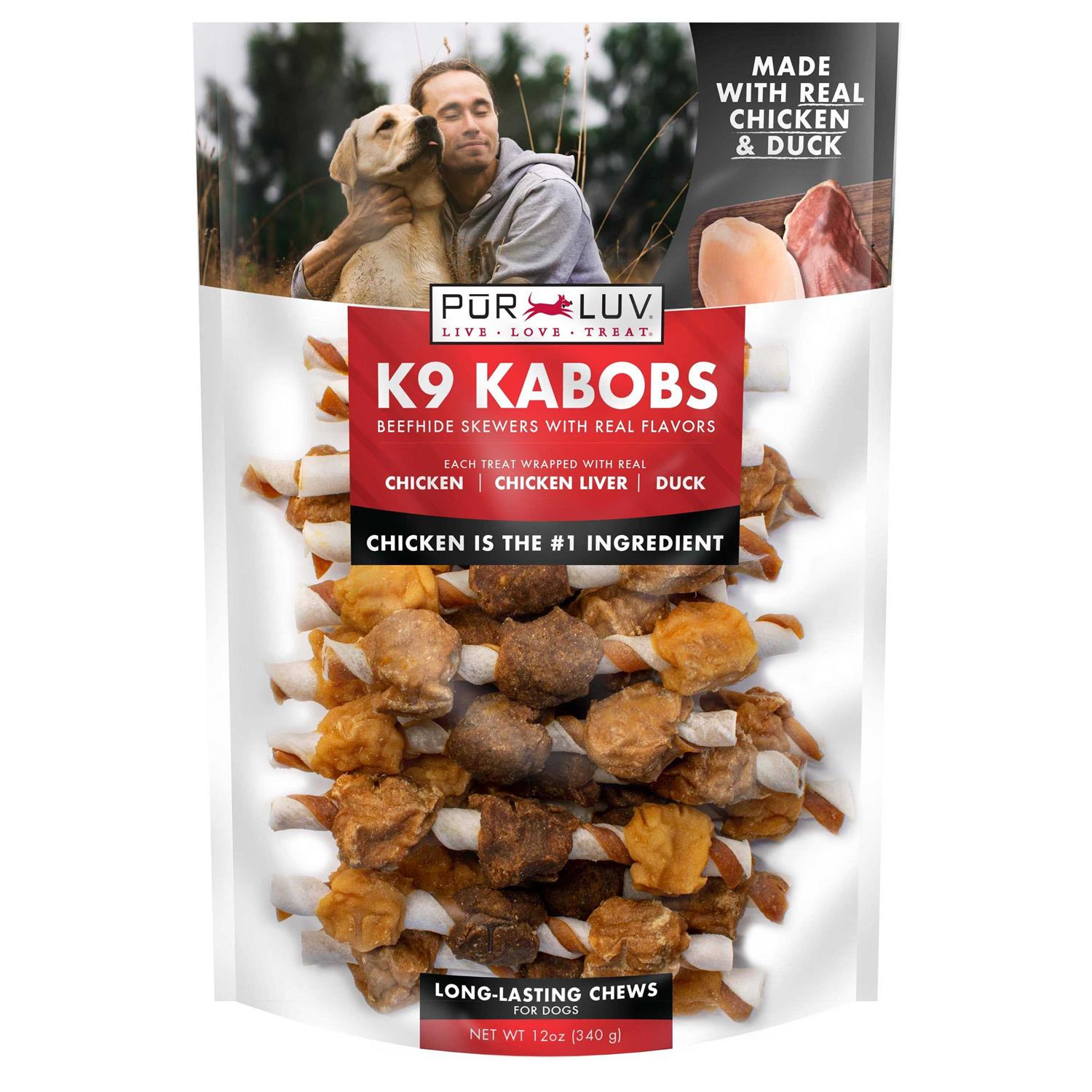 Pur Luv K9 Kabob Dog Treats - Healthber
