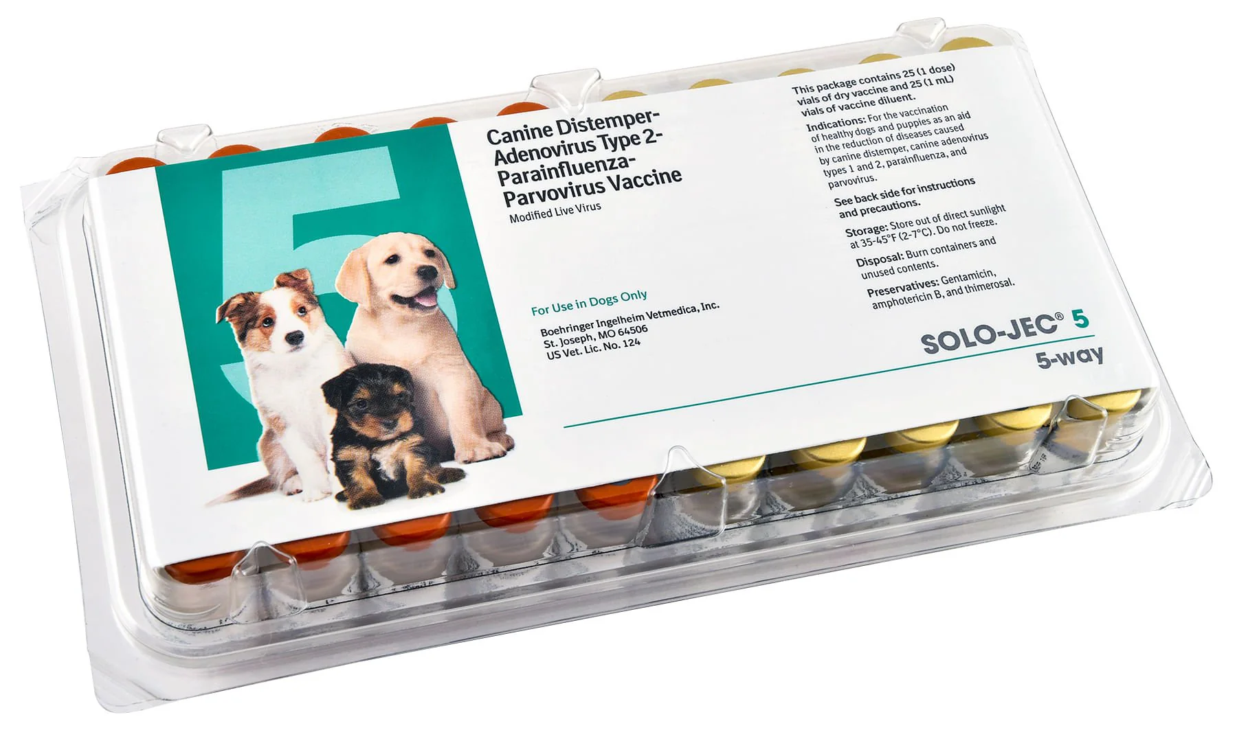 Solo-Jec 5 (5 Way Dog Vaccine) - Healthber