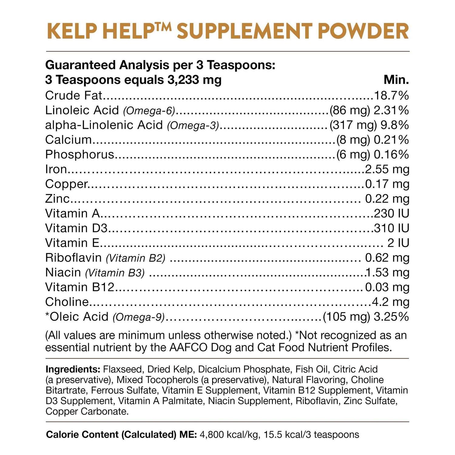 NaturVet Kelp Help Powder - Healthber