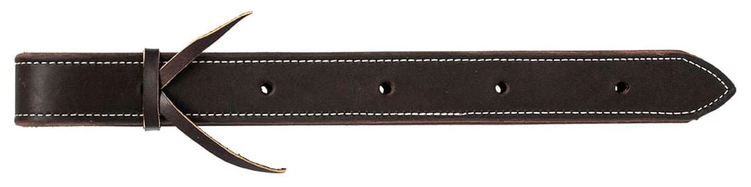 Poplar Head Premium Doubled & Stitched Latigo Leather Off Billet - Healthber